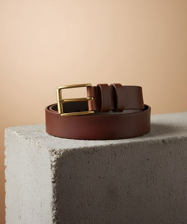 Luxury Leather Belt Set